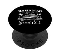 Bahamas Cruise Social Club Cruise Ship PopSockets Adhesive PopGrip