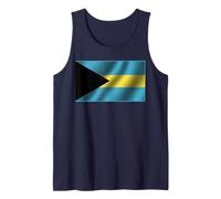 Bahamas Flag Caribbean Expat Island Vacation Souvenir Tank Top