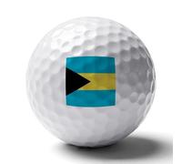 Bahamas Flag Custom Golf Ball Soft Practice Golf Balls Performance Distance And Speed for Indoor Outdoor