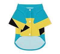 Bahamas Flag Dog Shirts Summer Pet Clothes Comfort T-Shirts Short Sleeveless Top for Cats Dogs 3XL