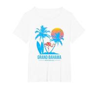 Bahamas, Grand Bahama T-Shirt, Women's Plus, White, 3X