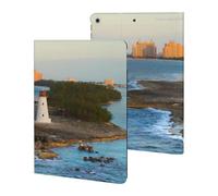 Bahamas Lighthouse Caribbean Slim Protective Case Auto Wake Sleep Cover Kickstand Compatible with ipad 2019/2020/2021(10.2in)