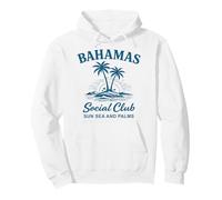 Bahamas Social Club Sun Sea And Palms Pullover Hoodie