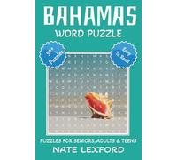 Bahamas Word Search Puzzle Book: Word Searches with Easy to Read Print about Bahamas, the West Indies, Caribbean and more | 6x9 inches, 110 pages |50+ ... Gifts for Vacations, Holidays and Free Times