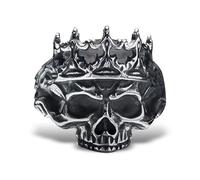 bahamut Mens Pirate Captain Skull Knife Ring for Men Gothic Punk Halloween Biker Stainless Steel Vintage Jewelry, Stainless Steel, No Gemstone