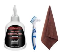 Bahan alamy Mould Remover Gel, 7FL.OZ Mould Magic Extreme Gel with Cleaning Brush and Cloth for Washing Machine Refrigerator Kitchen Bathroom Stains