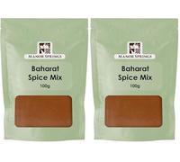 Baharat Spice Mix 100g - Authentic Middle Eastern Seasoning Blend, Ideal for Meat, Vegetables & Rice by Manor Springs (Pack of 2)
