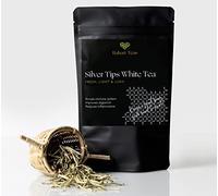 Bahari Loose Leaf Silver Tips White Tea - Natural Health & Wellness Support in a Rich, Premium, Sustainable, Authentic Specialty Silver Tips Tea from Kenya - 50g
