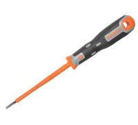 Bahco 033.030.100 Tekno+ Vde Screwdriver Slotted Tip 3.0mm X 100mm Bah033030