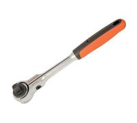 Bahco 1/2"D Swivel Head Ratchet 72 Teeth 5° Action Comfort Grip BAH812012