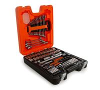 Bahco 1/4 & 1/2"D Metric Imperial Socket Set With Combination Spanner 106pc S106