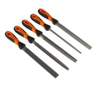 Bahco 1-477-08-2-2 Engineers File Set, 200mm Length, 5 Pieces