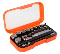 Bahco 1/4In Drive Socket Set, 13 Piece - Sbs13Mc10.5