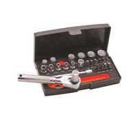 Bahco SL25 25 Piece 1/4" Drive Metric Socket & Bit Set (SL25-BLACK)