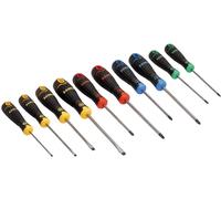 BAHCO 10PC COLOURED HANDLE S/DRIVER SET