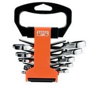 Bahco 10RM/SH6 6 Piece Stubby Ratchet Combination Spanner Set 8-19mm
