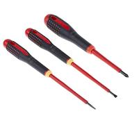 Bahco BE-9881S BAH9881S Insulated Ergo Screwdriver Set, 5 Piece SL/PH, Multi