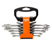 Chrome Polished Combination Spanner Set, 5 Piece | Multi-construction cutting | Durable tooth design | Fast clean holes | Trade and site use