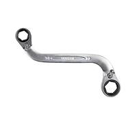 Bahco 1320SRM-14-19 S Type Ratcheting Ring Wrench, Silver, 18-19 mm