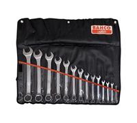 Bahco 14 Piece Metric Combination Spanner Set 6-32mm Chrome BAH111M14T