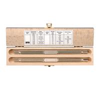 Bahco 1450D/2 Double Thread File Set 2-Piece Wooden Box Thread Table