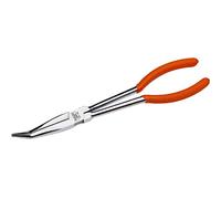 Bahco 158-NB Snipe Nose Pliers with Extra Long Tips Bent at 35 Degree, Multi-Colour