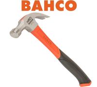 BAHCO 16oz Claw Hammer With Fibreglass Shaft And Comfort Rubber Handle 428F-16