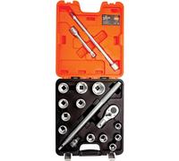 Bahco SLX17 SLX17 Socket Set 17-Piece 3/4-Inch Drive