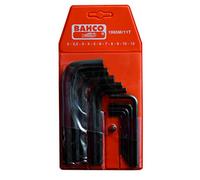 Bahco 1995M/10T Hexagon Offset Screwdriver Set, Black/Orange, Set of 10 Piece