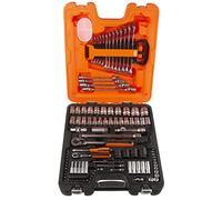 Bahco BAHS108 S108 Socket & Combination Spanner Set of 108 Metric 1/4in & 1/2in Drive