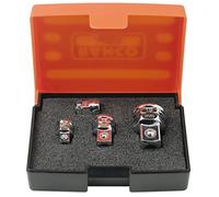 Bahco 1RMA/S4 Ratcheting Wrench Adaptors Set, Multi-Colour, Set of 4 Piece