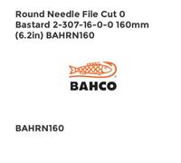Bahco 2-307-16-0-0 Round Needle File Cut 0 Bastard 160mm (6.2in) BAHRN160