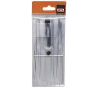 Bahco 2-470-16-1-0 Needle File Set 6 pcs 160mm Plastic Bag Bastard