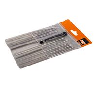 Bahco 2-471-16-1-0 Needle File Set Second Cut Unhandled 160mm