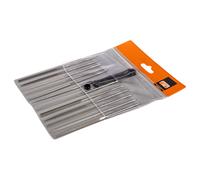 Bahco 2-472-14-2-0 12 Piece Needle File Set Second Cut Unhandled 140mm