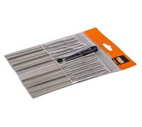 Bahco Needle Set of 12 Cut 2 Smooth 160mm (6.2in) 2-472-16-2-0