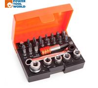 Bahco 2058/S26 Ratchet Socket Bit Set (26 Piece)