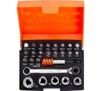 Bahco 2058/S26 Ratchet Socket Bit Set (26 Piece)