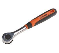Bahco 2138563 Reversible Ratchet, Orange/Black, 3/8-Inch
