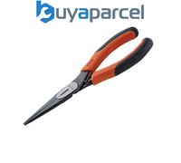 Bahco Pliers ERGO 2430G-140 - Long Snipe Needle Nose with Side Cutter, 140mm (5-1/2")