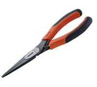 Bahco Pliers ERGO 2430G-140 - Long Snipe Needle Nose with Side Cutter, 140mm (5-1/2")