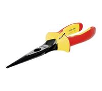 Bahco 2430S Ergo Insulated Long Nose Pliers | 200mm (8in) | 1000V Rated | VDE insulated for live working up to 1000V | Hardened jaws and cutting edges | Superior grip | IEC 60900 certified