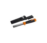 Bahco 2448 Wrecking Chisel Knife with Holster - Hardened Steel Blade, Soft Grip Handle