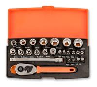 Bahco 1/4in Drive Socket Set (25 Piece) - XMS24SS14