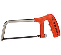 Bahco 268 Mini Hacksaw, 150mm Blade , Red | Compact junior hacksaw for metal cutting in confined spaces