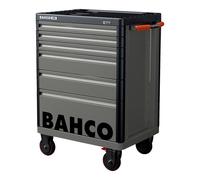 Bahco 26in E77 Premium Grey 6 Drawer Tool Trolley Roll Cab Storage 1477K6GREY
