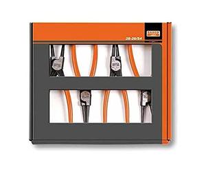Bahco 28-29/S4 Circlip Pliers Set, Multi-Colour, Set of 4 Piece