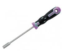 Bahco 30070150 Nut Driver Hexagon, Black/Purple, 7/255 mm