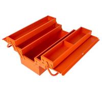 Bahco 3149-OR 5 Tray Cantilever Metal Toolbox 500mm Orange