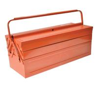 Bahco 3149-OR 5 Tray Cantilever Metal Toolbox Orange 550mm